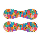 猫のカラフル柄 野球ボール (パネル)