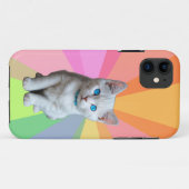 猫のカラフル Case-Mate iPhoneケース (裏面(横))