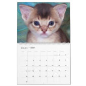 猫のカレンダー カレンダー (1月 2027)