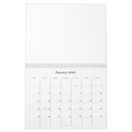 猫のカレンダー カレンダー (1月 2026)