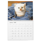猫のカレンダー カレンダー (1月 2027)