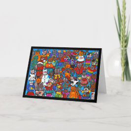 猫のカードをたくさん カード