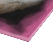 猫のガラスまな板を妨げないで下さい カッティングボード (角)