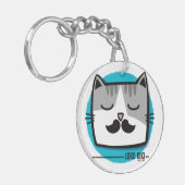 猫のキキ様 キーホルダー (正面左)