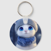 猫のキーチェーン キーホルダー (正面)