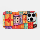 猫のギフト 誕生日タワー iPhoneケース (裏面横)