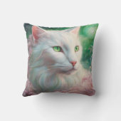 猫のクッション 20" x 20" クッション (裏面)