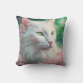 猫のクッション 20" x 20" クッション (正面)