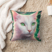 猫のクッション 20" x 20" クッション (ブランケット)