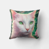 猫のクッション 20" x 20" クッション (裏面)