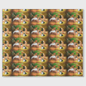 猫のクリスマスの系列 ラッピングペーパー (フラット)