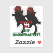 猫のクリスマスまだクリスマスか？ シール (シート)