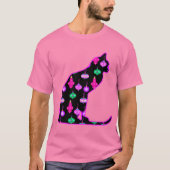 猫のクリスマスオーナメント Tシャツ (正面)