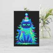 猫のクリスマスカード シーズンカード (スタンド正面)