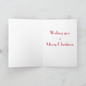 猫のクリスマスカード シーズンカード (内部)