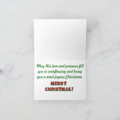 猫のクリスマスカード シーズンカード (内部)