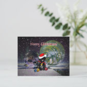 猫のクリスマスカード シーズンポストカード (スタンド正面)