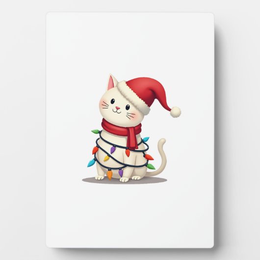 猫のクリスマスツリー クリスマス (2) フォトプラーク (正面)
