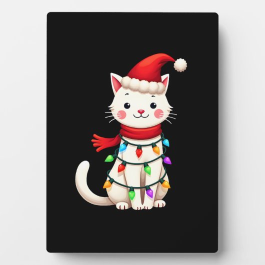 猫のクリスマスツリー クリスマス (2) フォトプラーク (正面)