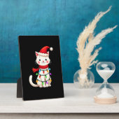 猫のクリスマスツリー クリスマス (2) フォトプラーク (側面)