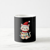 猫のクリスマスツリー クリスマス (4) コーヒーマグカップ (中央)