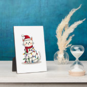 猫のクリスマスツリー クリスマス (4) フォトプラーク (側面)