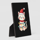 猫のクリスマスツリー クリスマス (4) フォトプラーク (側面)