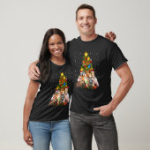 猫のクリスマスツリー クリスマス Tシャツ (ユニセックス)
