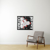 猫のクリスマスツリー タペストリー (インサイチュ(横))