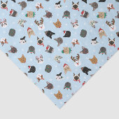 猫のクリスマスパターン 薄葉紙 (詳細)