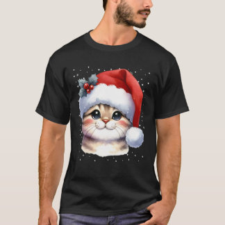 猫のクリスマスファミリーコーデ 子供 ねこ クリスマス Tシャツ