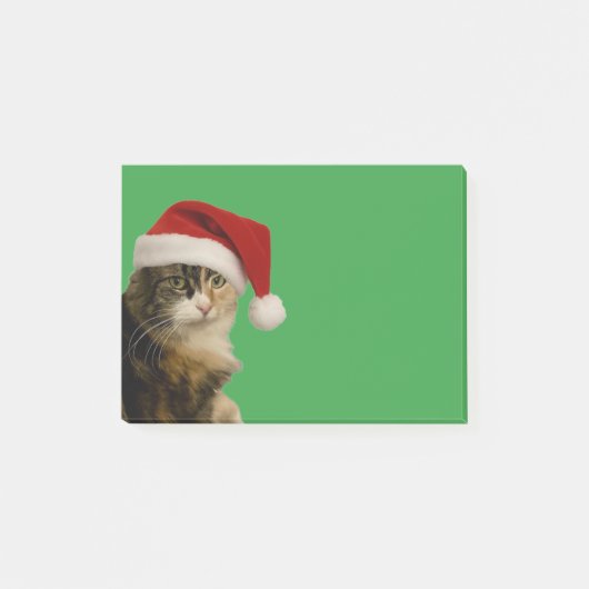 猫のクリスマス付箋 ポストイット (正面)