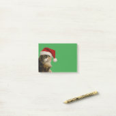 猫のクリスマス付箋 ポストイット (デスク上)