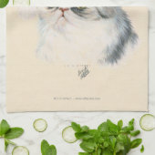 猫のクリスマス キッチンタオル (折り畳み)