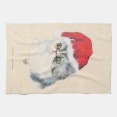 猫のクリスマス キッチンタオル (横)