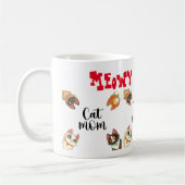 猫のクリスマス コーヒーマグカップ (左)