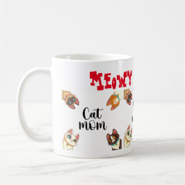 猫のクリスマス コーヒーマグカップ