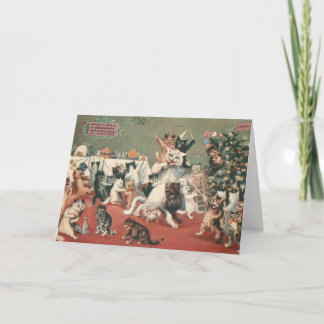 猫のクリスマス シーズンカード