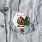 猫のクリスマス 缶バッジ (インサイチュ)