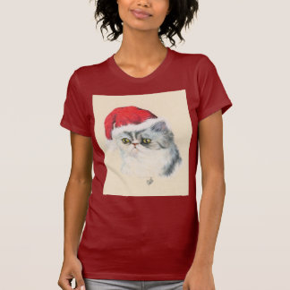 猫のクリスマス Tシャツ