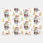 猫のクリスマスfor猫好き ラッピングペーパーシート (正面2)