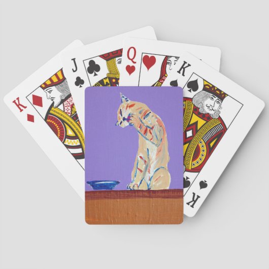 猫のクリーニング トランプ (裏面)