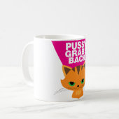 猫のグラブ コーヒーマグカップ (正面左)