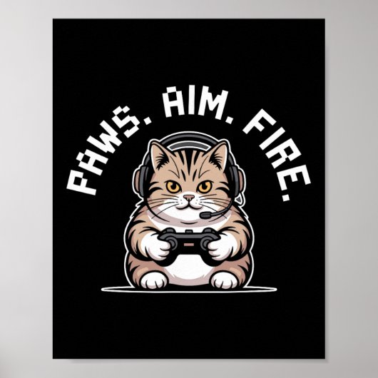 猫のゲーマー、再スポーン、男性、女性 ポスター (正面)