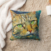 猫のコケ クッション (ブランケット)