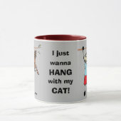 猫のコーヒつるーマグを食べたい マグカップ (中央)