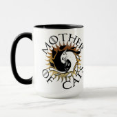 猫のコーヒー・マグの母 マグカップ (左)