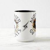 猫のコーヒー・マグの母 マグカップ (中央)