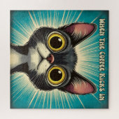 猫のコ蹴ーヒー ジグソーパズル (横)