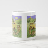 猫のサファリ ジャンボコーヒーマグカップ (正面)